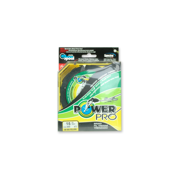PowerPro Micro Filament Line 300Yd-270m (Hi-Vis Yellow)